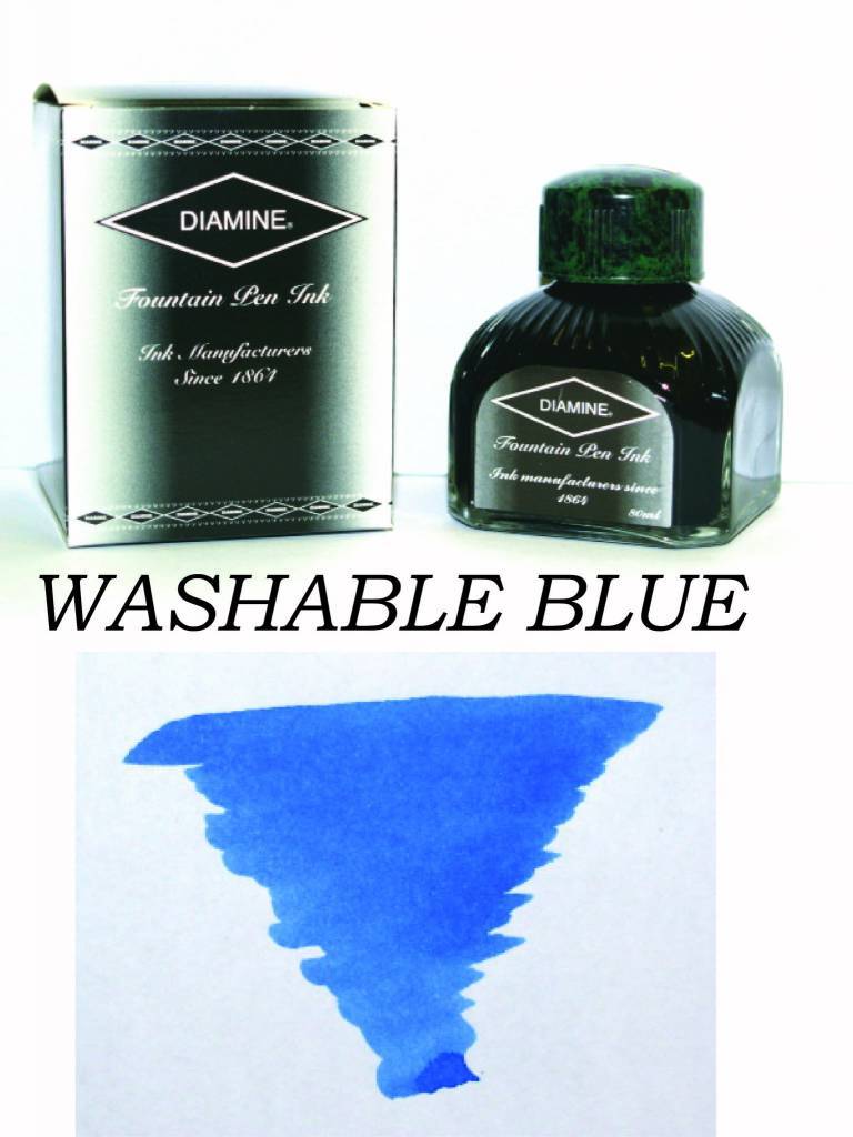 Diamine Washable Blue (80ml) Bottled Ink