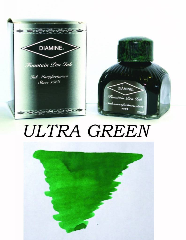 Diamine Ultra Green (80ml) Bottled Ink