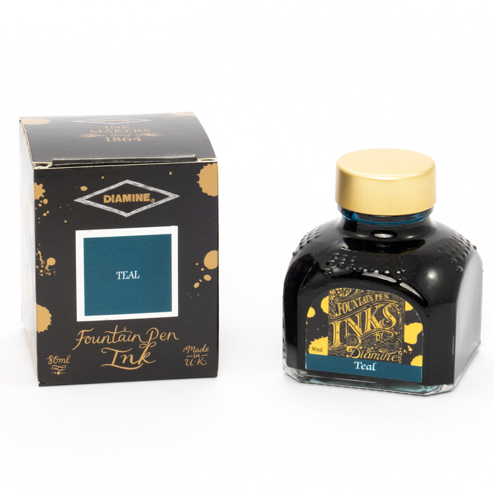 Diamine Teal (80ml) Bottled Ink