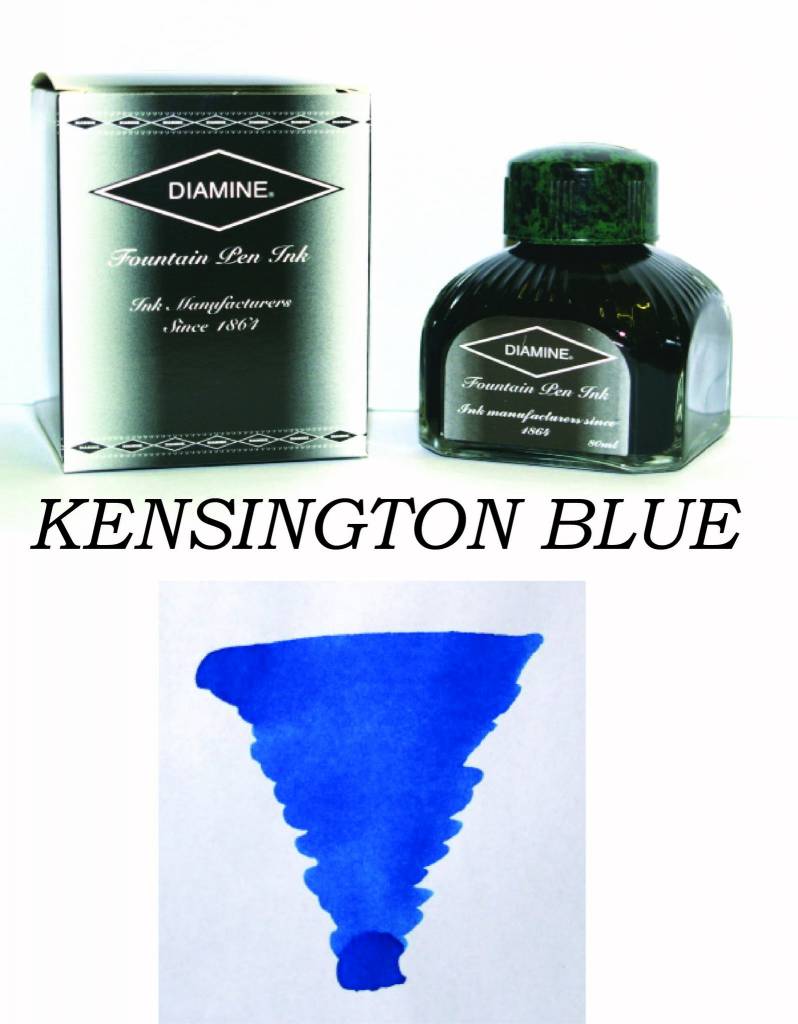 Diamine Kensington Blue (80ml) Bottled Ink