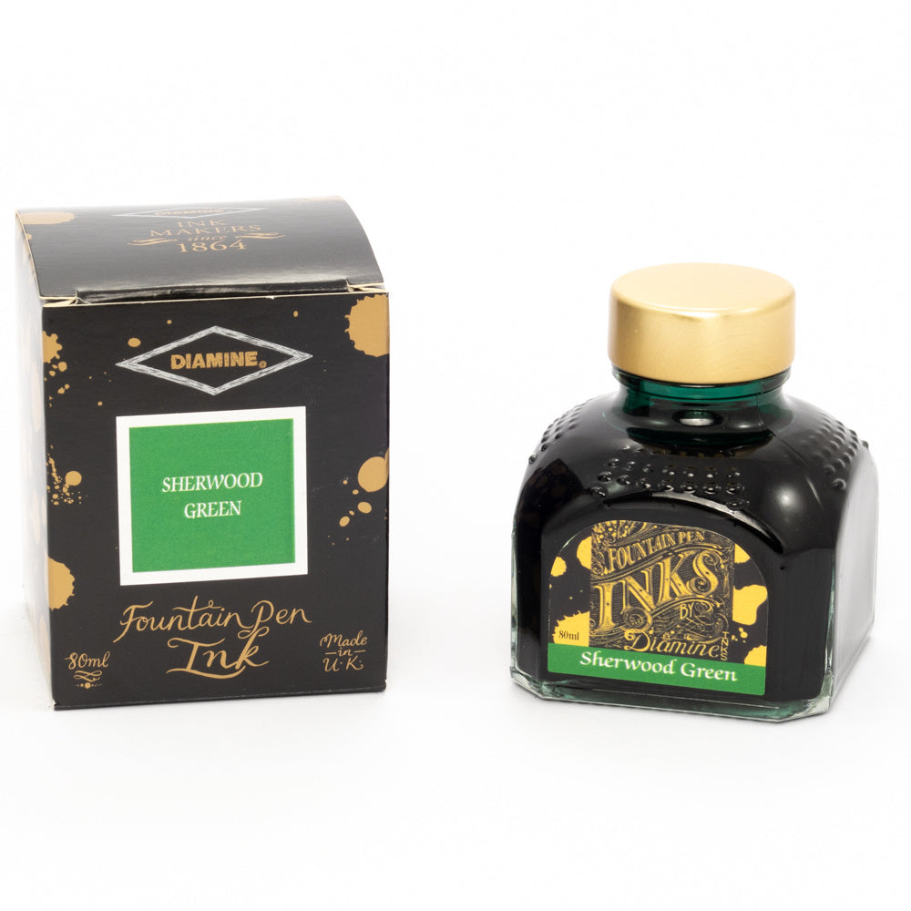 Diamine Sherwood Green (80ml) Bottled Ink