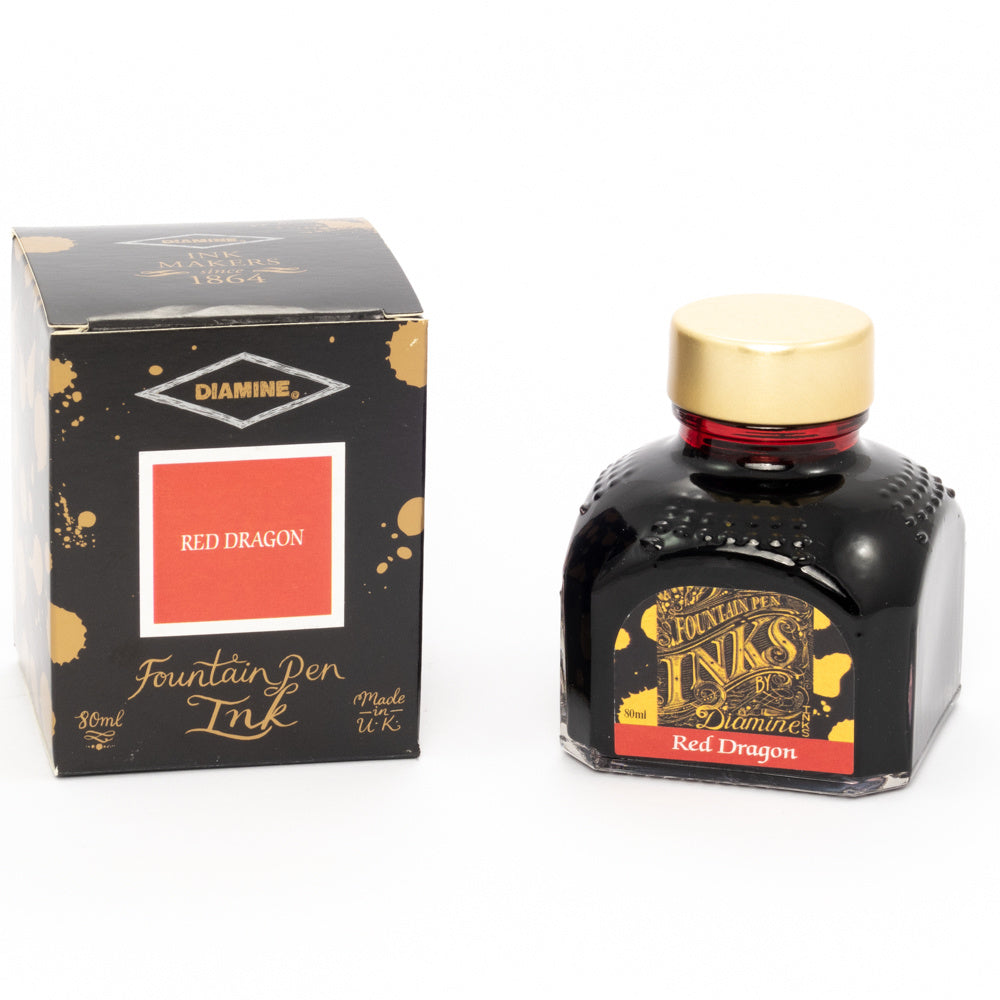Diamine Red Dragon (80ml) Bottled Ink