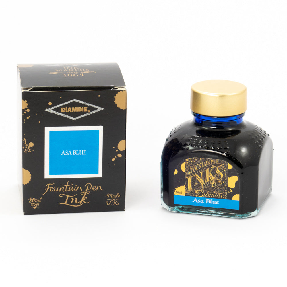 Diamine Asa Blue (80ml) Bottled Ink