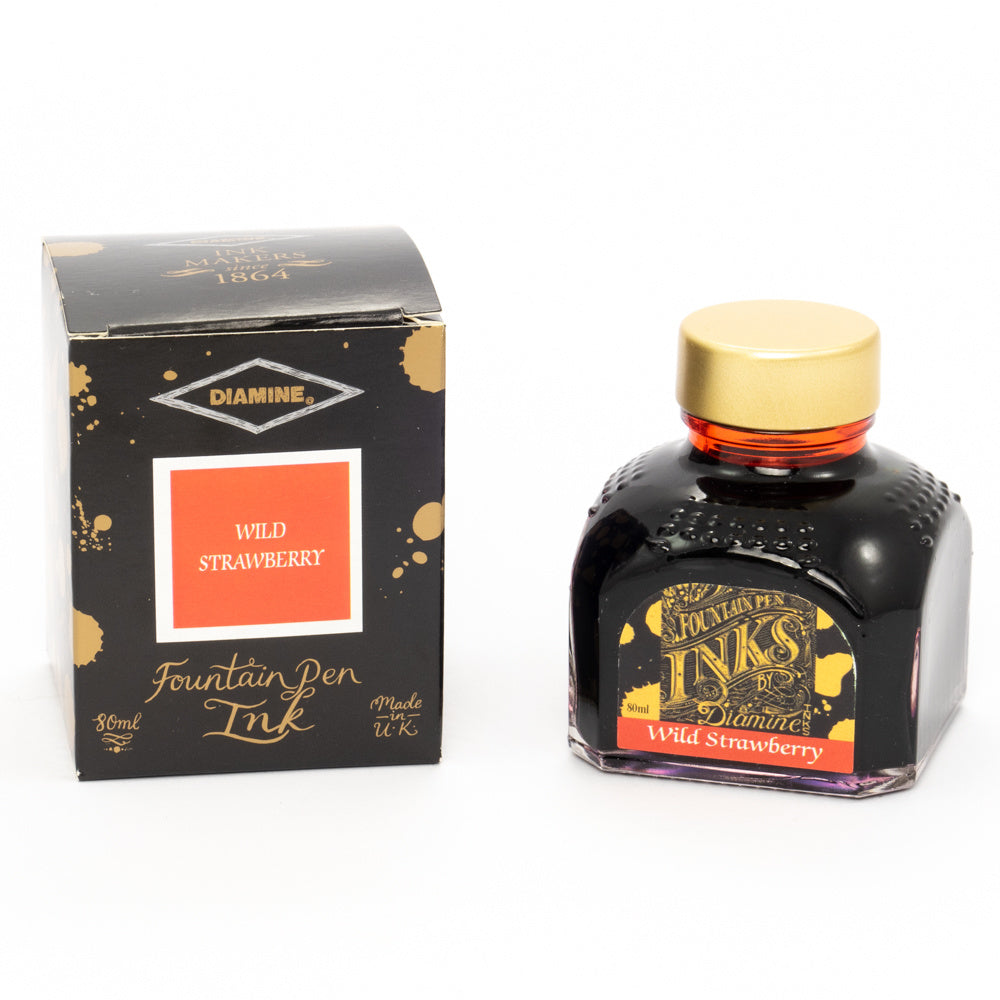 Diamine Wild Strawberry (80ml) Bottled Ink