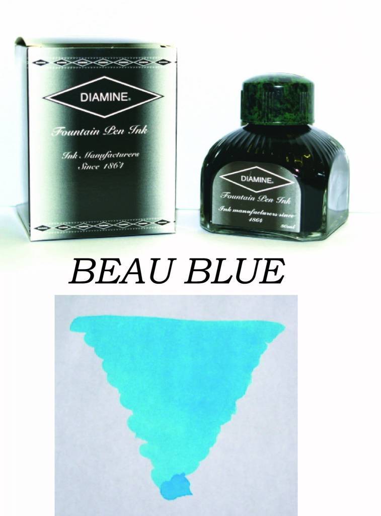 Diamine Beau Blue (80ml) Bottled Ink