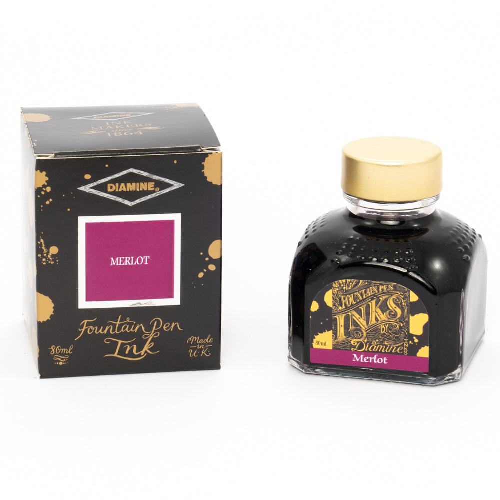 Diamine Merlot (80ml) Bottled Ink