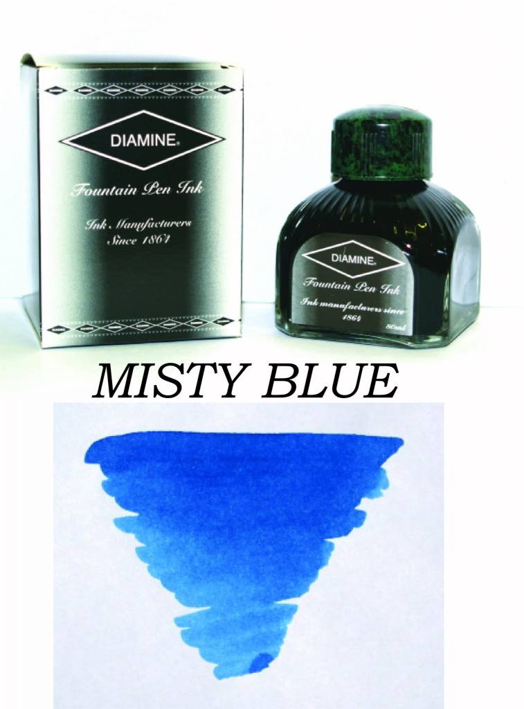 Diamine Misty Blue (80ml) Bottled Ink