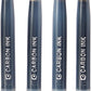 Platinum Ink Cartridges - Carbon Black (Pack of 4)