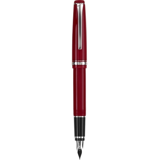 Pilot Falcon Fountain Pen - Red with Rhodium Trim