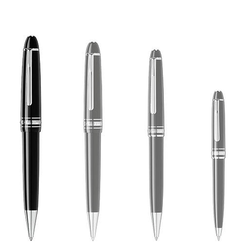 Montblanc Ballpoint - Black with Platinum Trim (Meisterstück LeGrand)