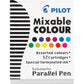 Pilot Parallel Pen Ink Cartridges (To be used with Parallel Pens Only) - Assorted