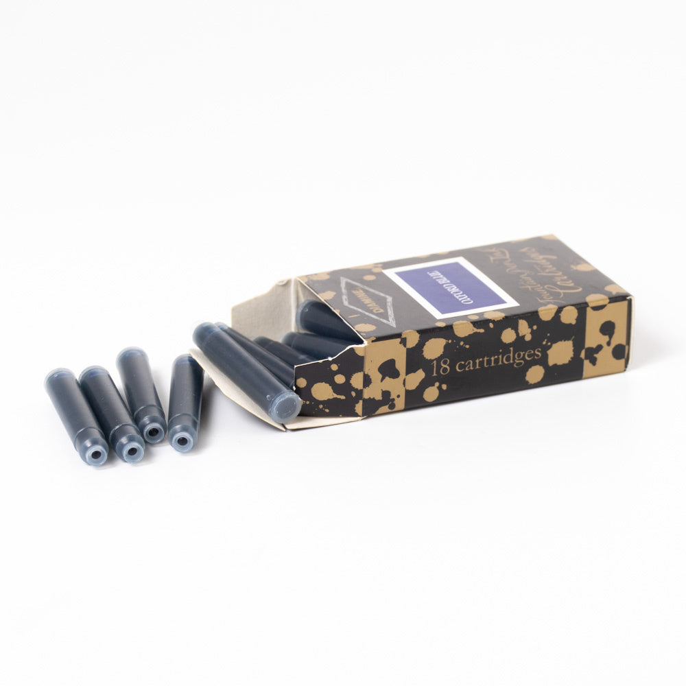 Diamine Blue/Black Ink Cartridges (Set of 18)