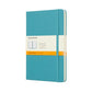 Moleskine Classic Colored Softcover Large Plain Notebook - Reef Blue