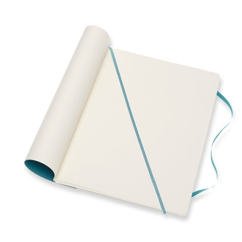 Moleskine Classic Colored X-Large Hardcover Ruled Notebook - Reef Blue