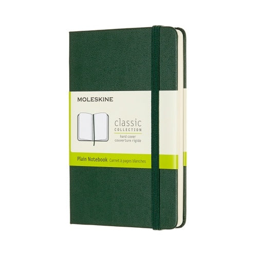 Moleskine Pocket Hardcover Classic Plain Notebook - Myrtle Green