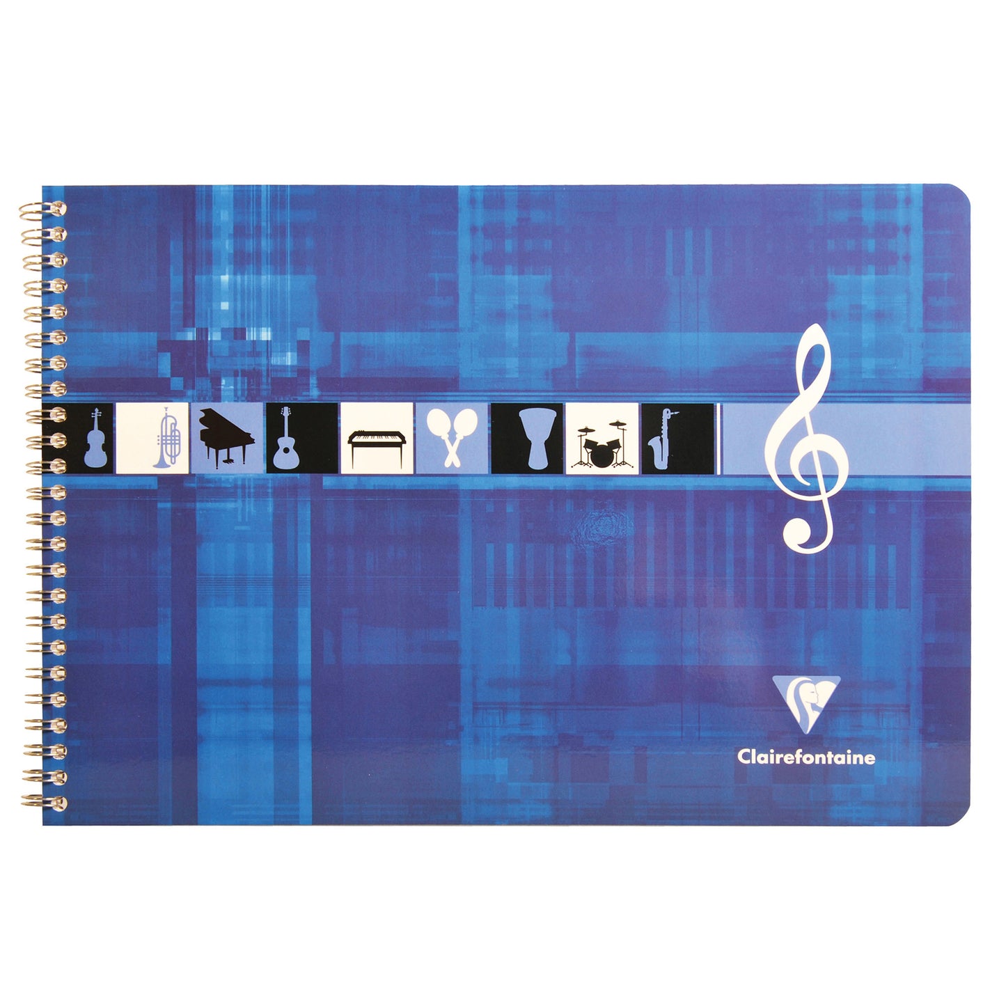 Clairefontaine #8104 Classic Music Notebook - 8 Staves per Page (11.75 x 8.25) (Assorted)