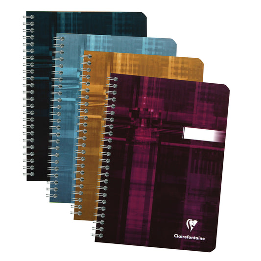 Clairefontaine #8546 Classic Lined Wirebound A5 Notebook (6 x 8.25) (Assorted)