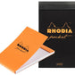 Rhodia Pocket Notepad Dot Grid (3 x 4.75) - Black