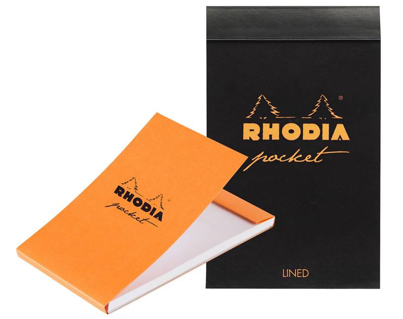 Rhodia Pocket Notepad Dot Grid (3 x 4.75) - Black (Discontinued)