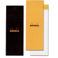 Rhodia #8 Top Staplebound Graph Notepad (3" x 8.25") - Black