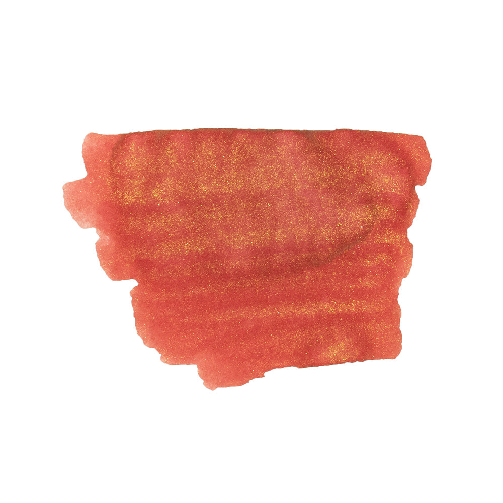 Diamine Red Lustre (50ml) Bottled Ink (Shimmering Gold)