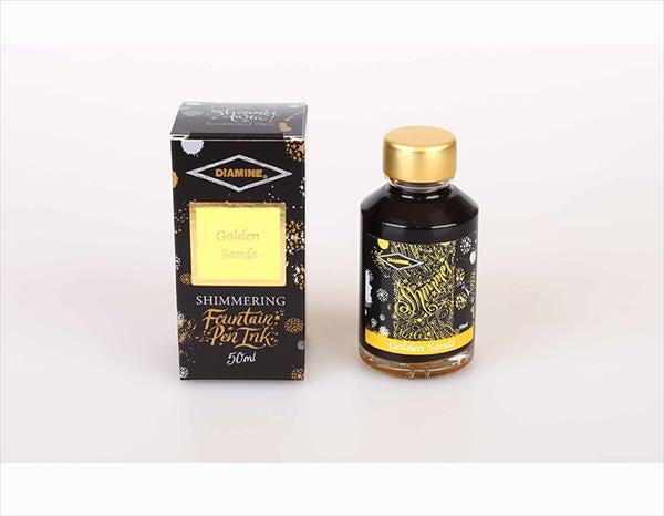 Diamine Golden Sands (50ml) Bottled Ink (Shimmering Gold)