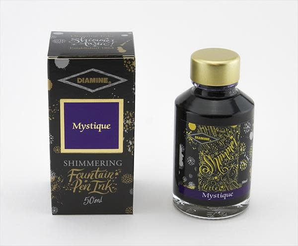 Diamine Mystique (50ml) Bottled Ink (Shimmering Gold)