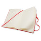 Moleskine Classic Colored Pocket Plain Hardcover Notebook - Red