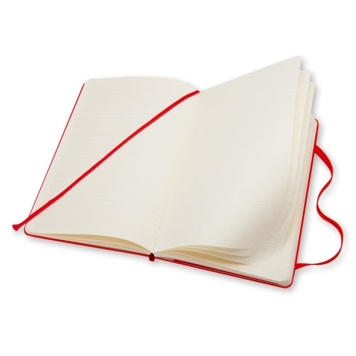 Moleskine Classic Colored Pocket Plain Hardcover Notebook - Red