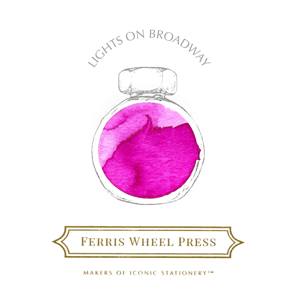 Ferris Wheel Press Lights on Broadway (38ml) Bottled Ink (Discontinued)