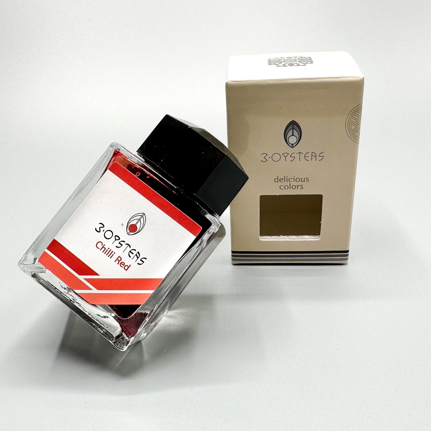 3 Oysters Chili Red (38ml) Bottled Ink (Delicious)
