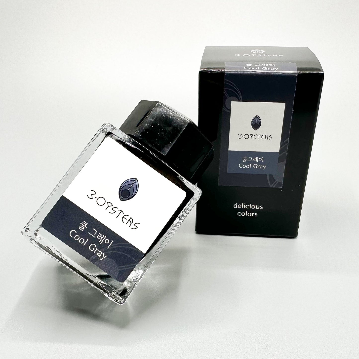 3 Oysters Cool Gray (38ml) Bottled Ink (Delicious)