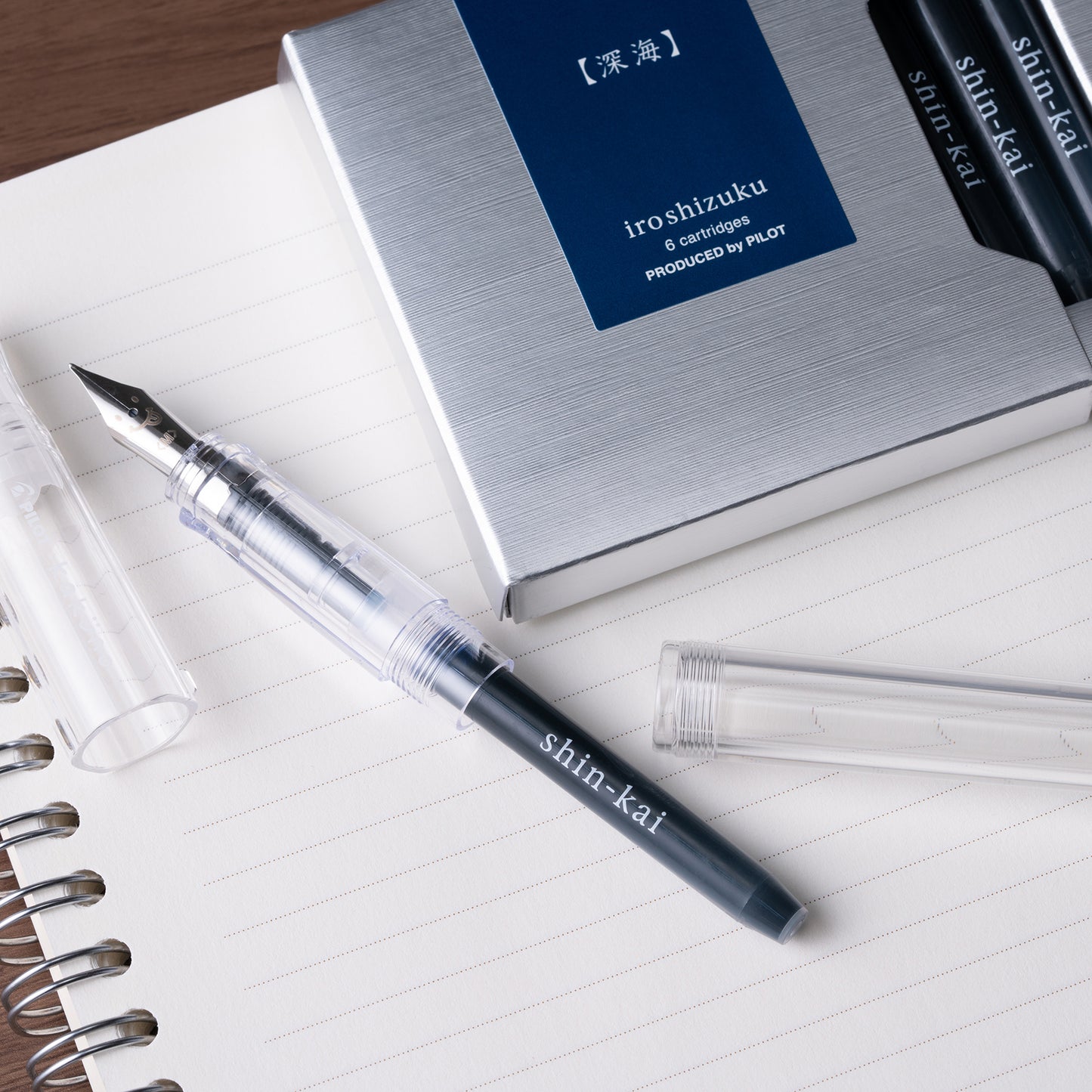 Pilot Iroshizuku Ink Cartridges (Set of 6) - Shin-Kai