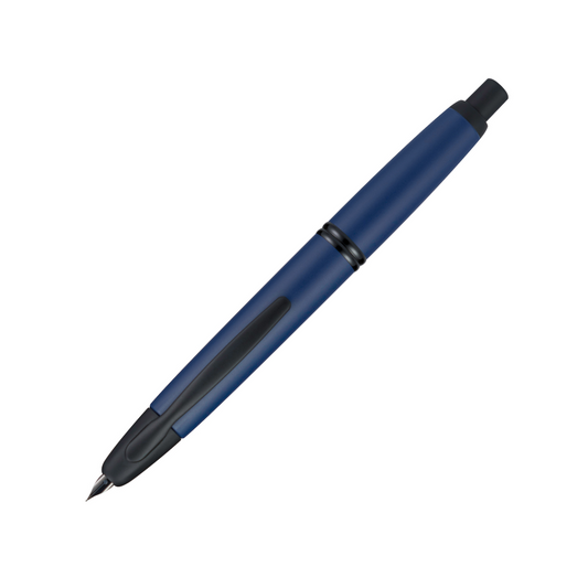 Pilot Vanishing Point Fountain Pen - Blue with Black Matte Trim