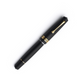 Leonardo Momento Zero Magico Fountain Pen - Black Matte with Gold Trim