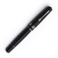 Leonardo Momento Magico Fountain Pen - Black Matte with Silver Trim