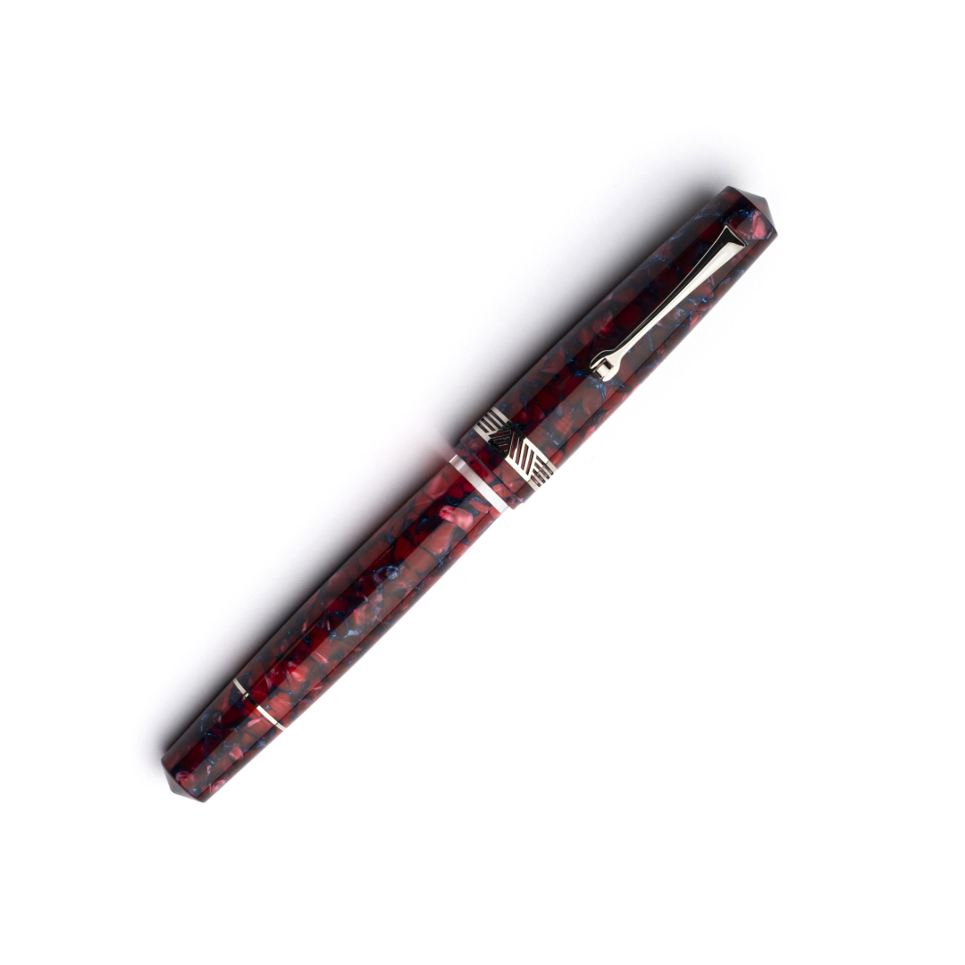 Leonardo Momento Magico Fountain Pen - Tramonto with Silver Trim (Retired)