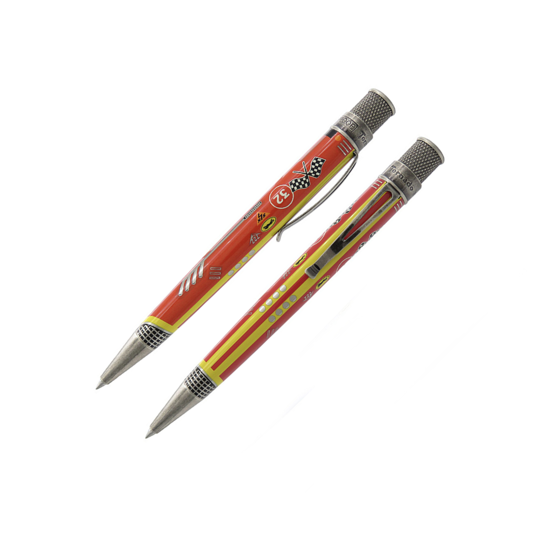 Retro 51 Tornado Collection Gymkhana Rallye Red Rollerball Popper
