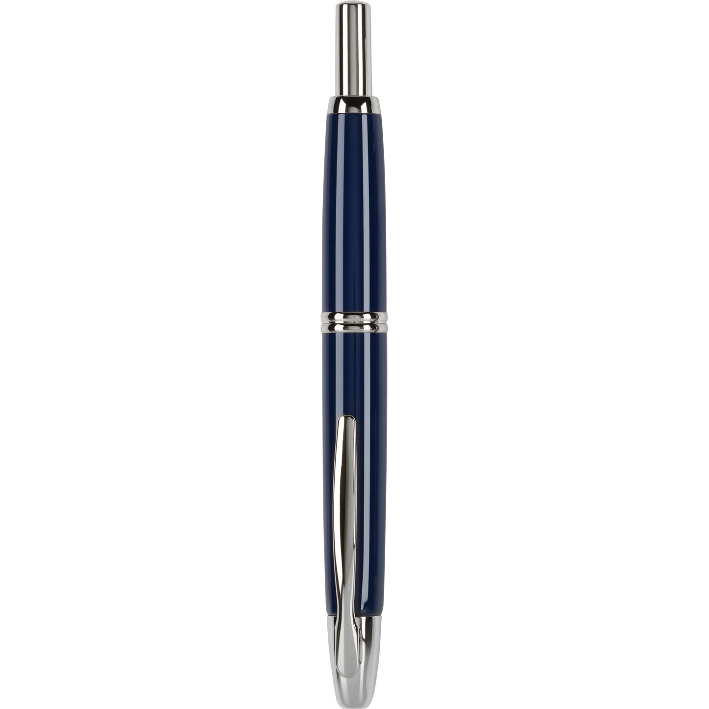 Pilot Vanishing Point Fountain Pen - Blue with Rhodium Trim
