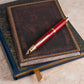 Pilot Vanishing Point Fountain Pen - Red with Gold Trim