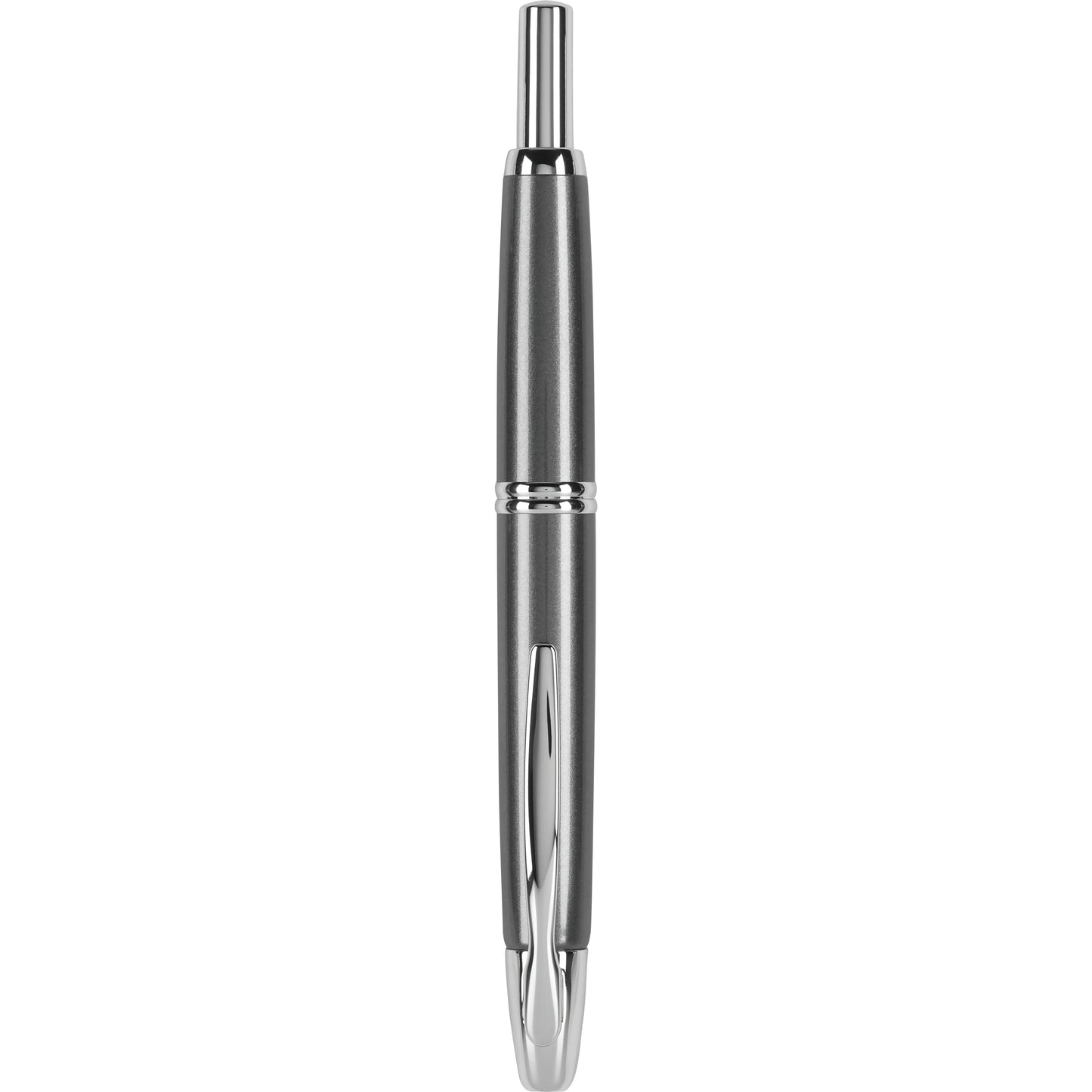 Pilot Vanishing Point Fountain Pen - Gun Metal with Rhodium Trim