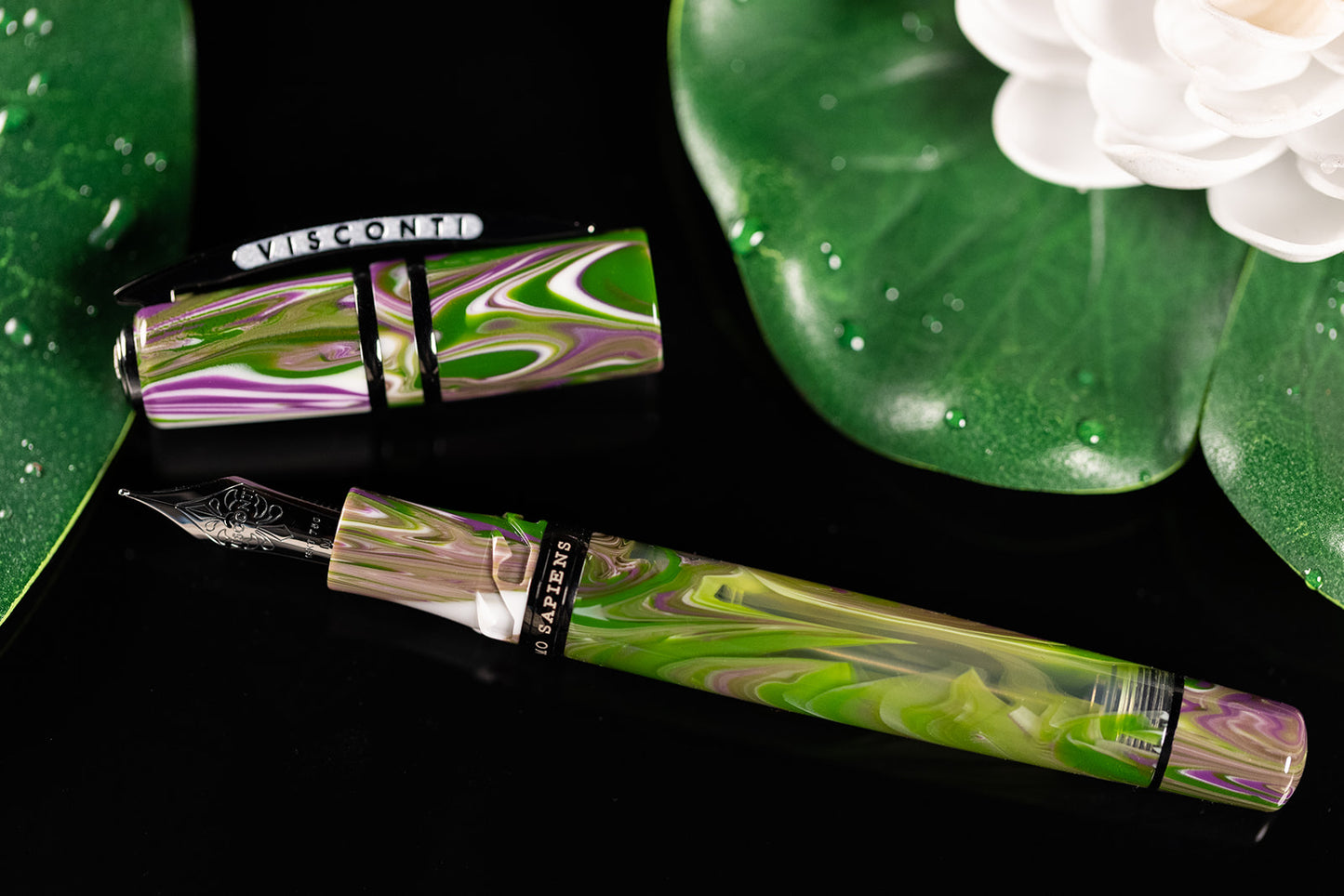 Visconti Homo Sapiens Fountain Pen - Lotus Garden (Limited Edition - Retired)