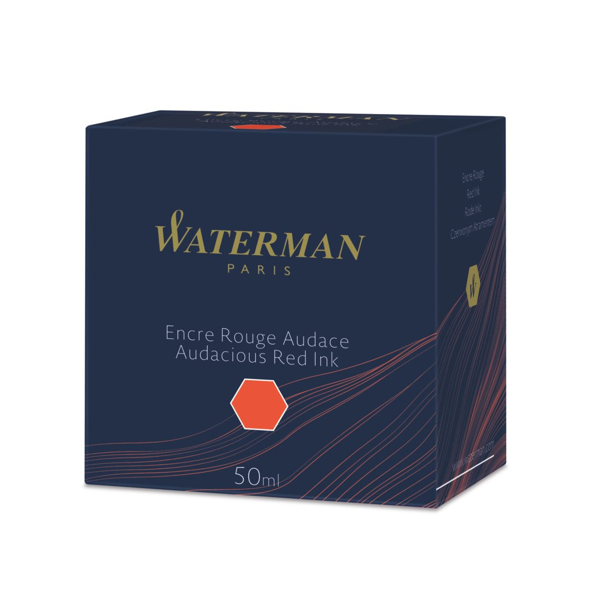 Waterman Audacious Red Bottled Ink (50ml)