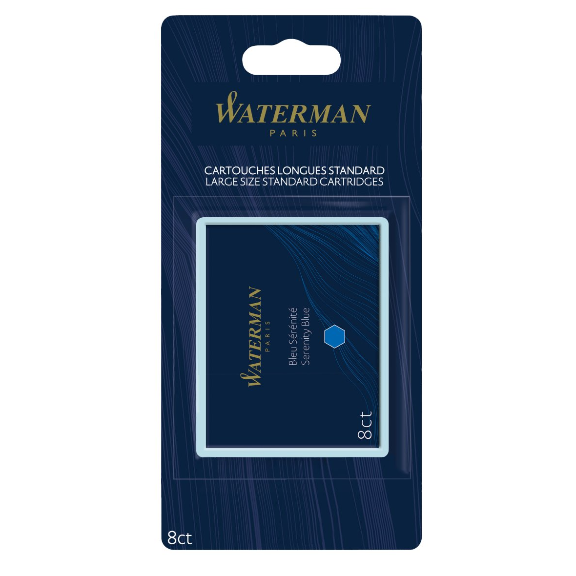 Waterman Ink Cartridges - Serenity Blue – Dromgoole's Fine Writing ...