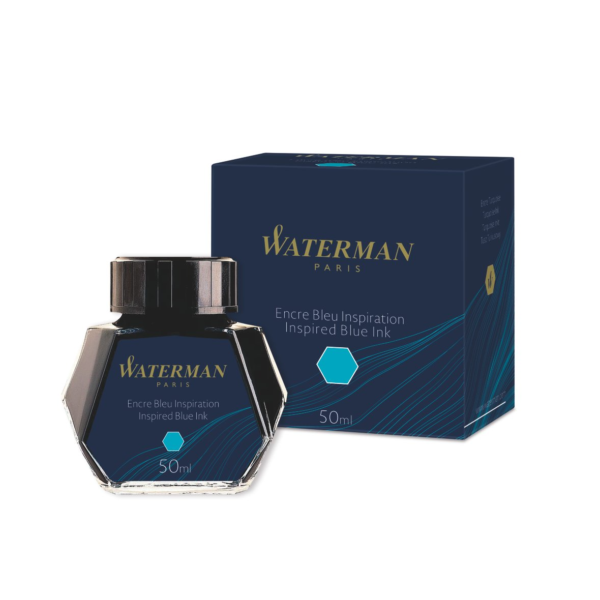 Waterman Inspired Blue Bottled Ink (50ml)
