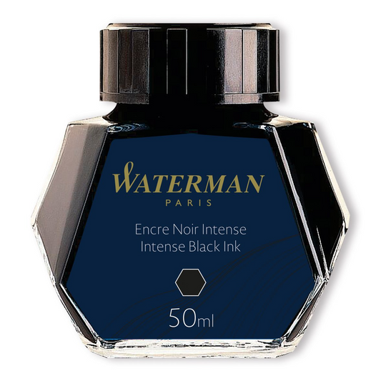 Waterman Intense Black Bottled Ink (50ml)