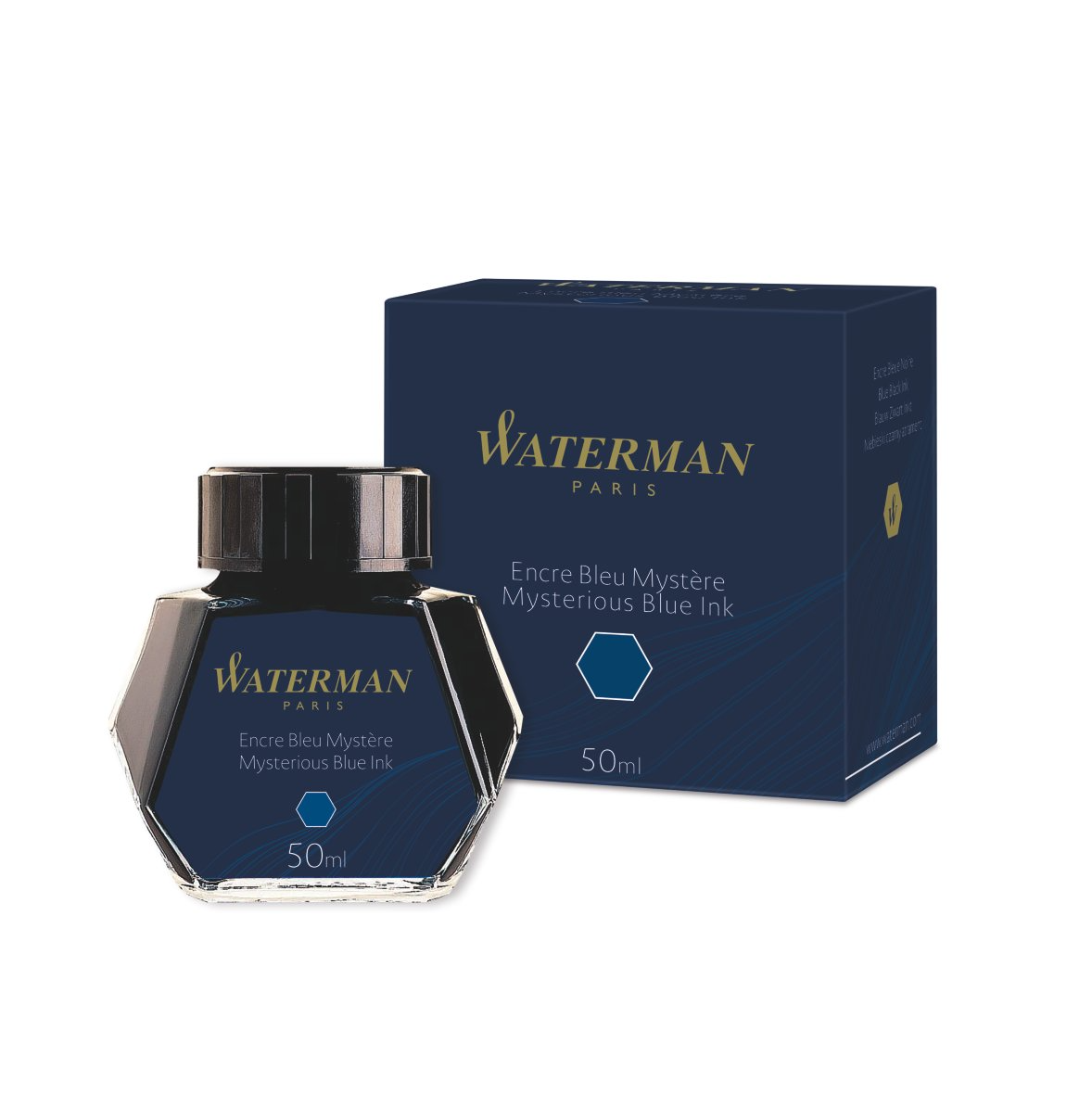 Waterman Mysterious Blue Bottled Ink (50ml)