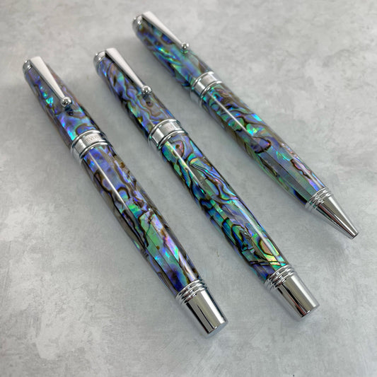 Monteverde Invincia Deluxe Ballpoint - Abalone with Chrome Trim (Limited Edition)