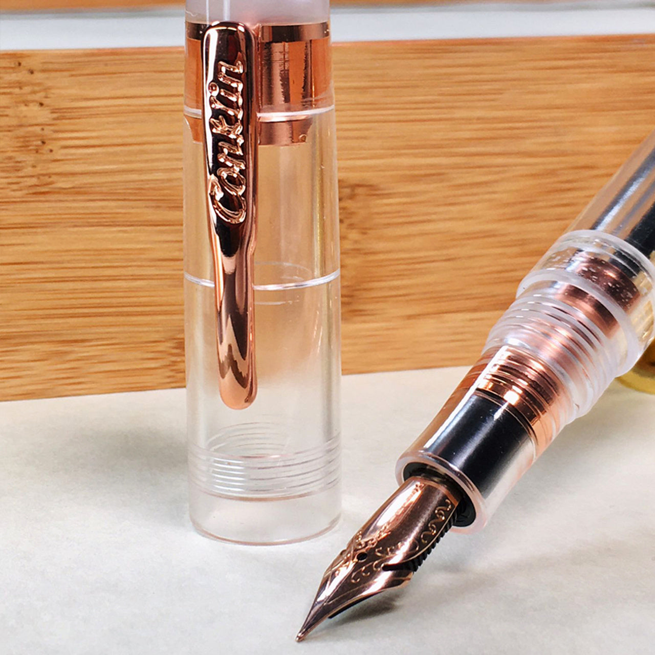 Conklin All American 1898 Fountain Pen - Demo with Rose Gold (Limited Edition)