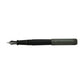 Aurora Talentum Fountain Pen - Black OPS with Ruthenium Metal Cap